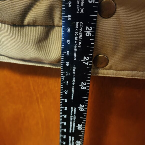 Men's Medium J. Forest & Co. Tan/Green Plaid Lined Zip Up Hunting Vest - Picture 11 of 12